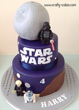 Star Wars-Lego kids birthday cake